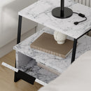 Pal - Carrara Marmor Sängbord