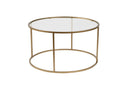Aurum - 80 - Guld, Transparent Kaffe Bord