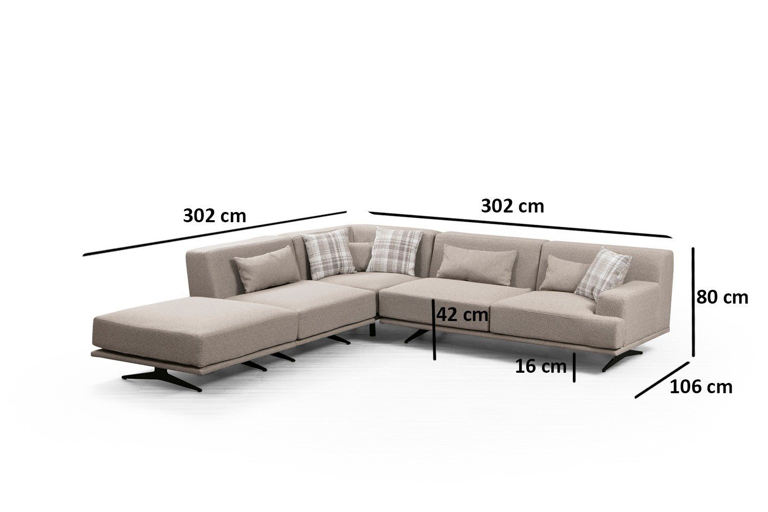 Bentley Corner (PUF-O1-C-3R) Hörnsoffa