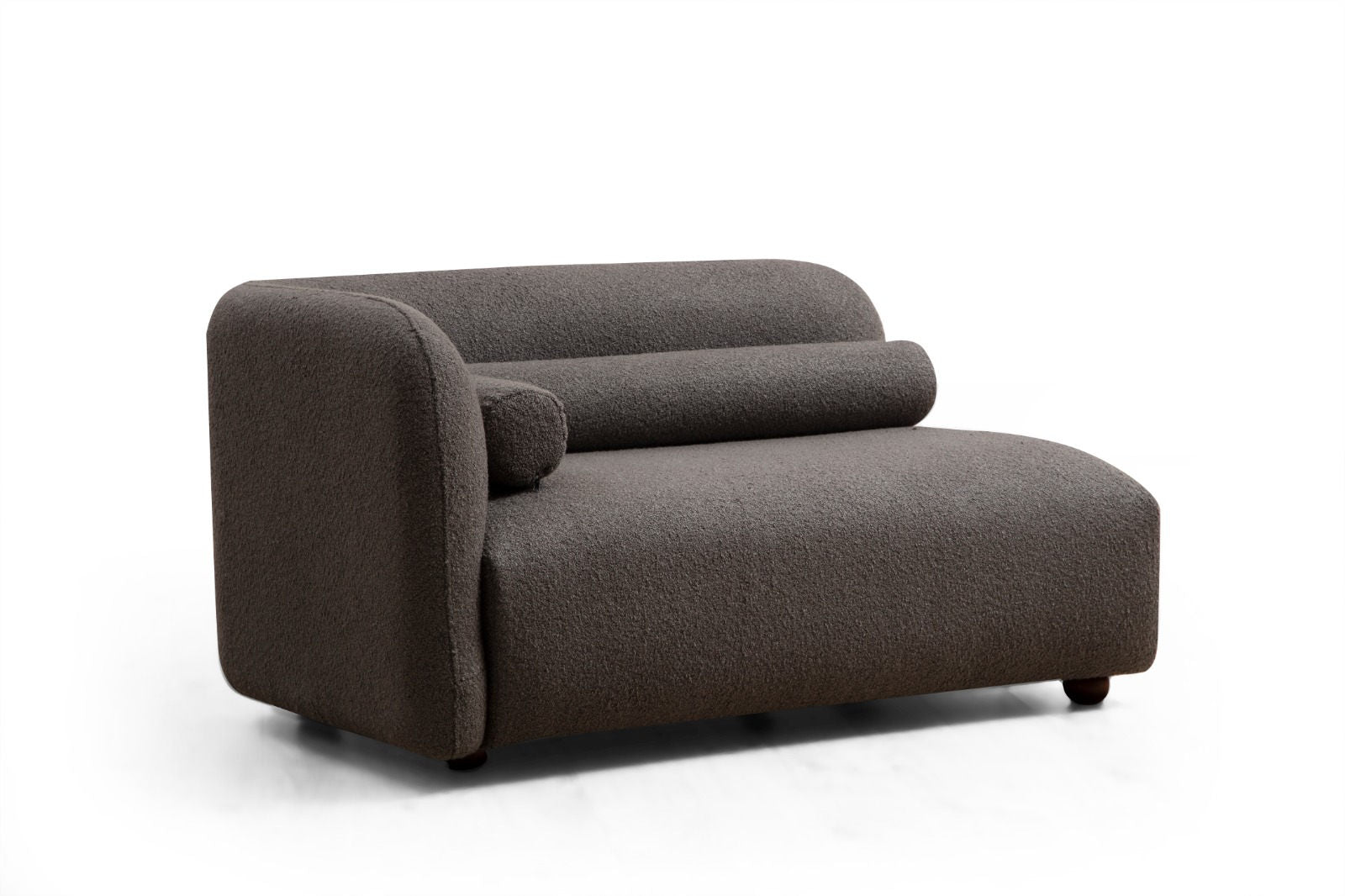 Victoria Grey Bouclette 3-sitssoffa