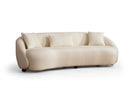 Napoli Cream Bouclette 3-sitssoffa