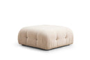 Bubble Cream Bouclette L1-O1-1R-PUF Hörnsoffa