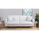 Aqua - Cream 3-Seat Sofa-Bed