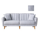 Aqua - Grå 3-Sits Soffa-Bädd
