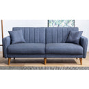Aqua - Dark Blue 3-Seat Sofa-Bed