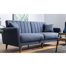 Aqua - Dark Blue 3-Seat Sofa-Bed