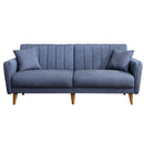 Aqua - Dark Blue 3-Seat Sofa-Bed
