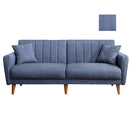 Aqua - Dark Blue 3-Seat Sofa-Bed