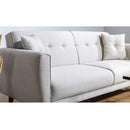 Aria - Grädde 3-Sits Soffa-Bädd