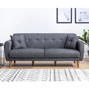 Aria - Mörkgrå 3-Sits Soffa-Bädd