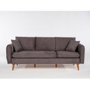 Sofia - Anthracite 3-Seat Sofa