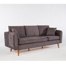 Sofia - Anthracite 3-Seat Sofa