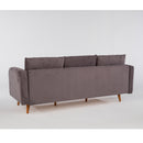 Sofia - Anthracite 3-Seat Sofa