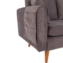 Sofia - Anthracite 3-Seat Sofa