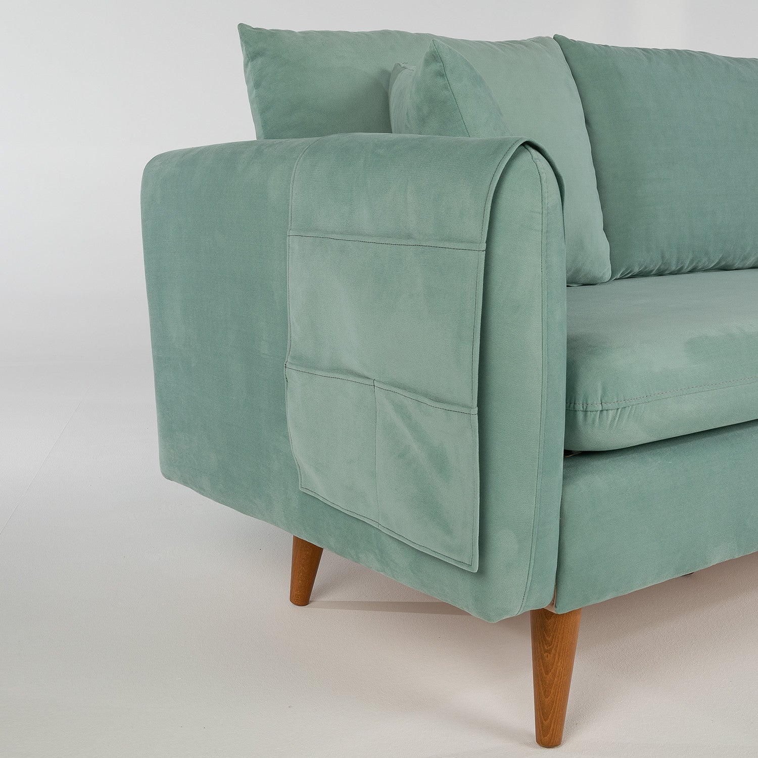 Sofia - Sea Green 3-Seat Sofa