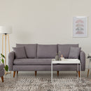 Sofia - Grey 3-Seat Sofa