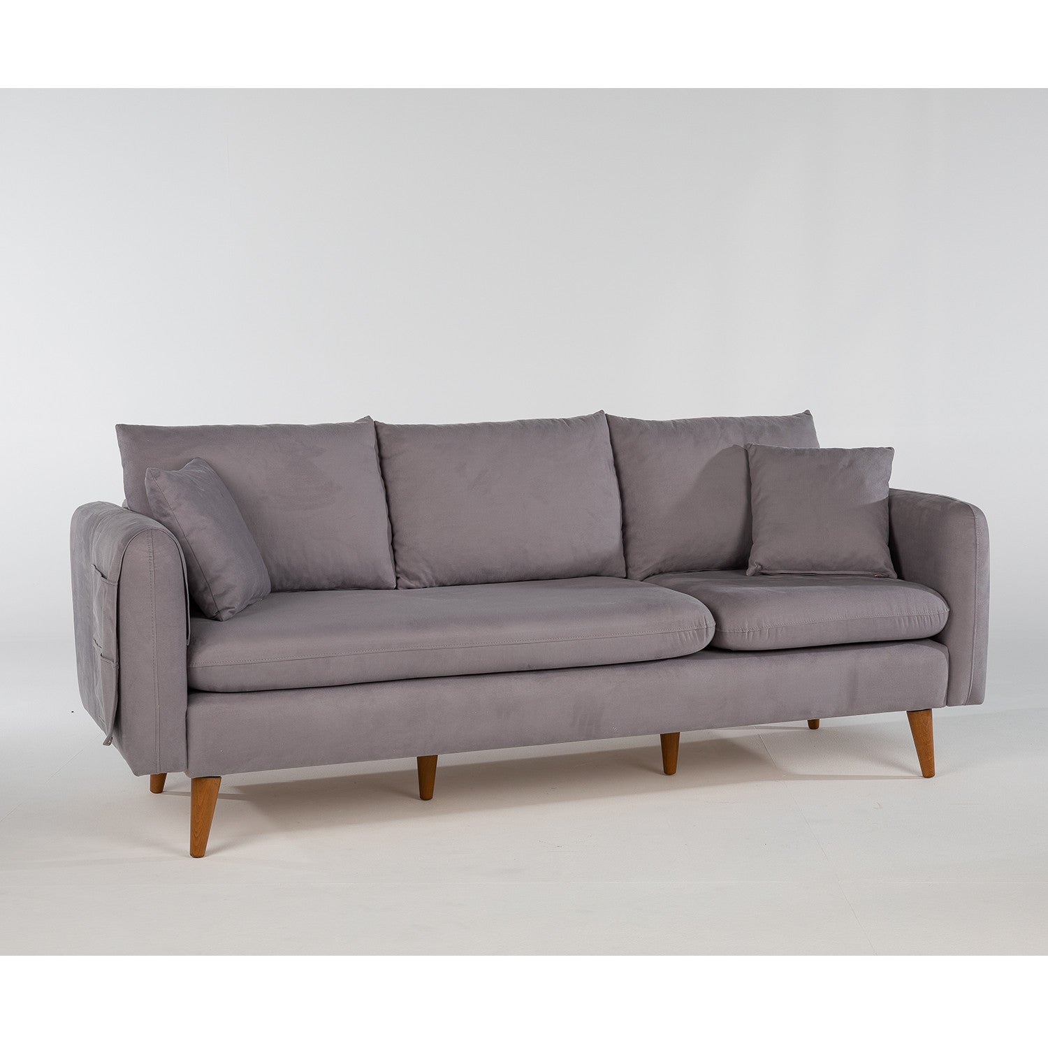 Sofia - Grey 3-Seat Sofa