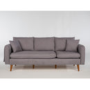 Sofia - Grey 3-Seat Sofa