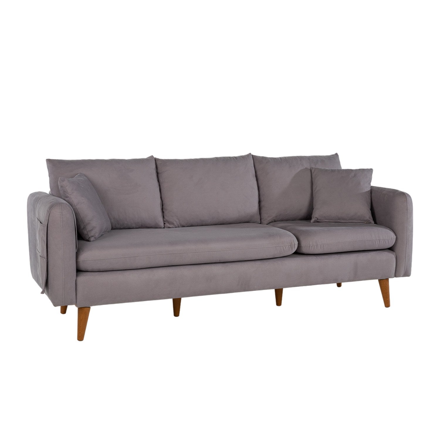 Sofia - Grey 3-Seat Sofa