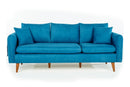Sofia - Dark Blue 3-Seat Sofa