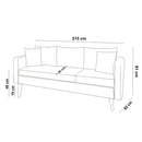 Sofia - Rock 3-Seat Sofa