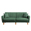 Aqua - Green 3-Seat Sofa-Bed