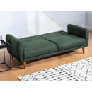 Aria - Grön 3-Sits Soffa-Bädd