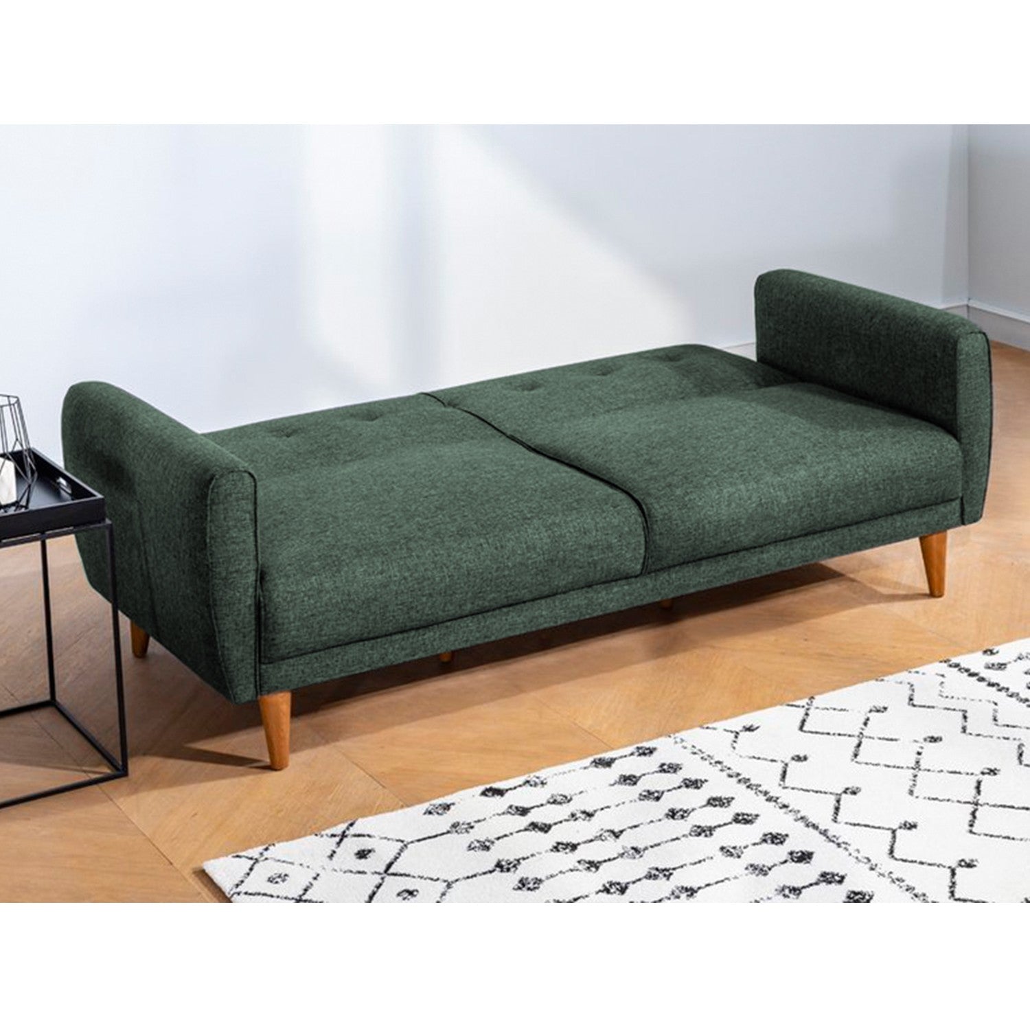Aria - Grön 3-Sits Soffa-Bädd