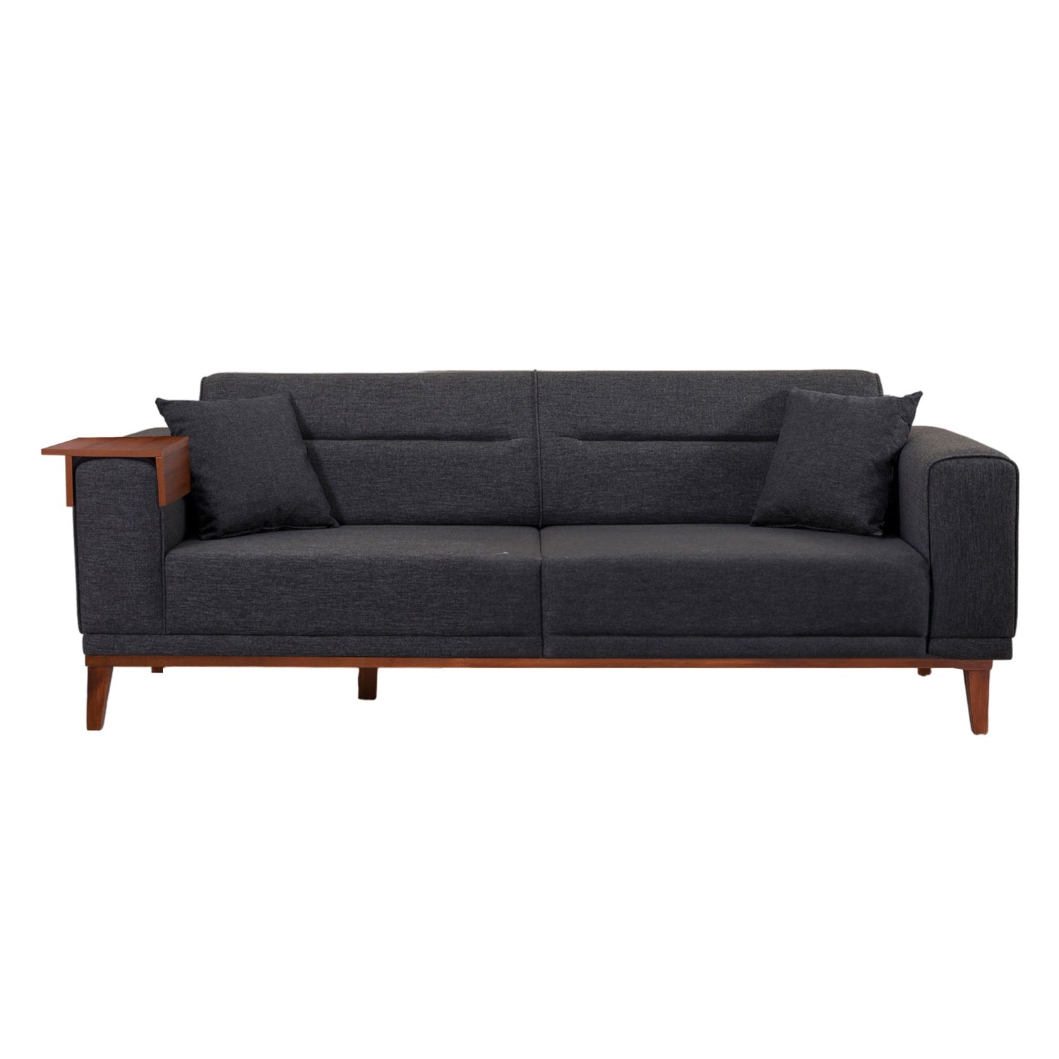 Liones - Antracit 3-sits Soffa-säng