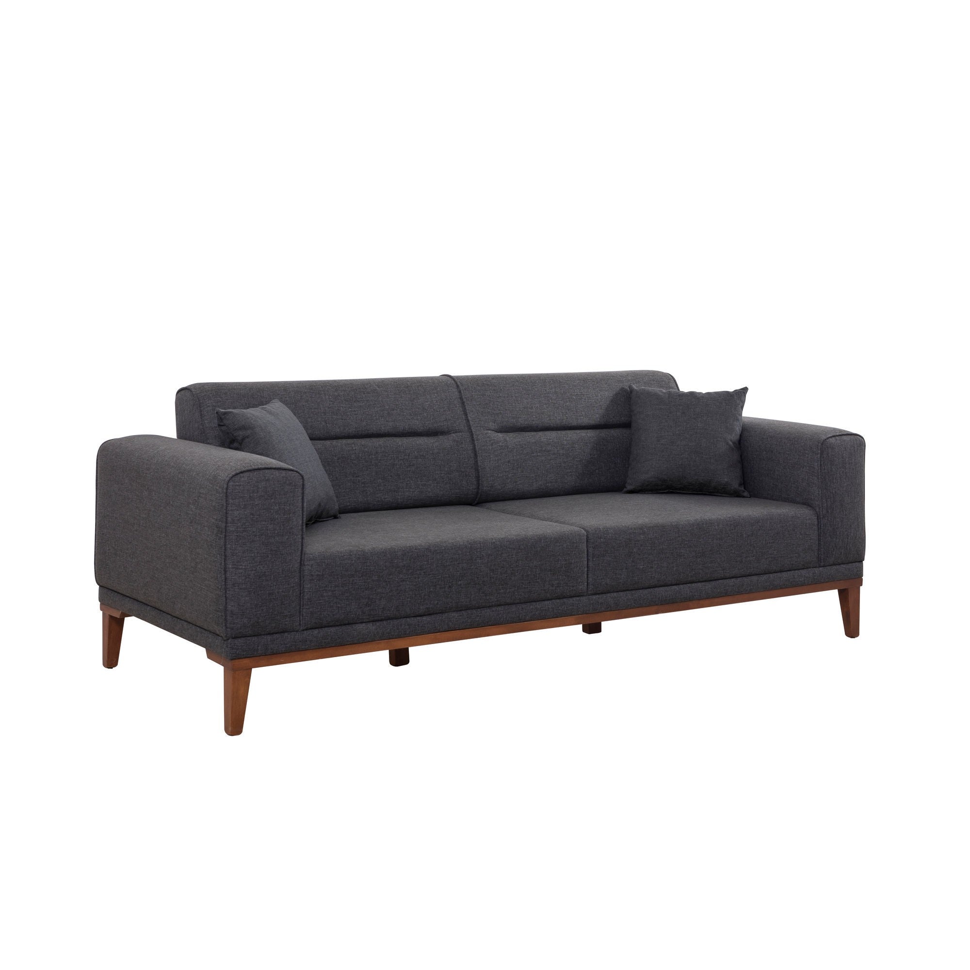 Liones - Antracit 3-sits Soffa-säng
