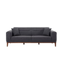 Liones - Antracit 3-sits Soffa-säng