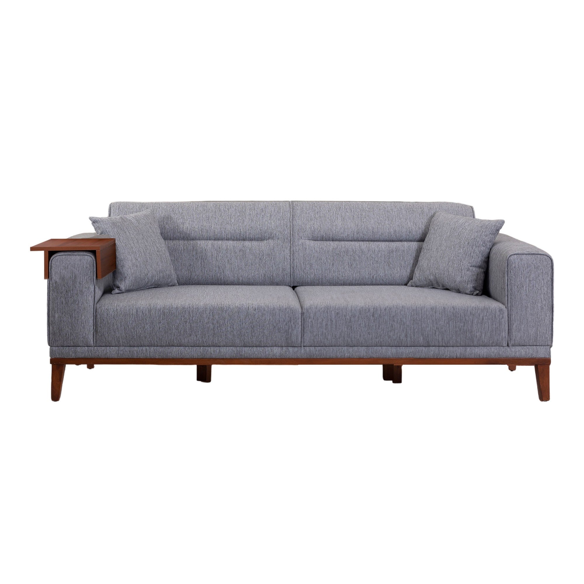 Liones 3 - Grå 3-sits Soffa-säng