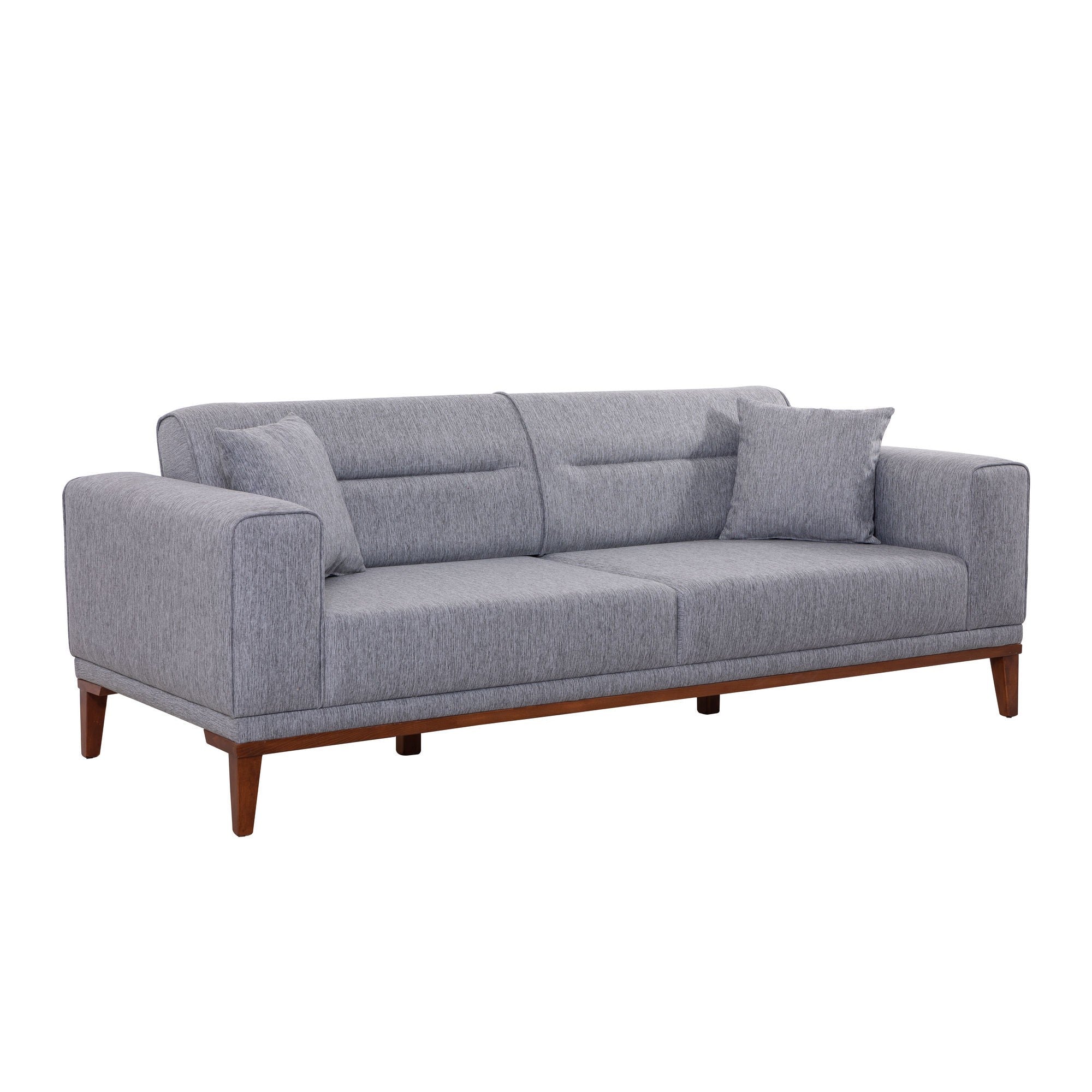 Liones 3 - Grå 3-sits Soffa-säng