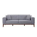 Liones 3 - Grå 3-sits Soffa-säng