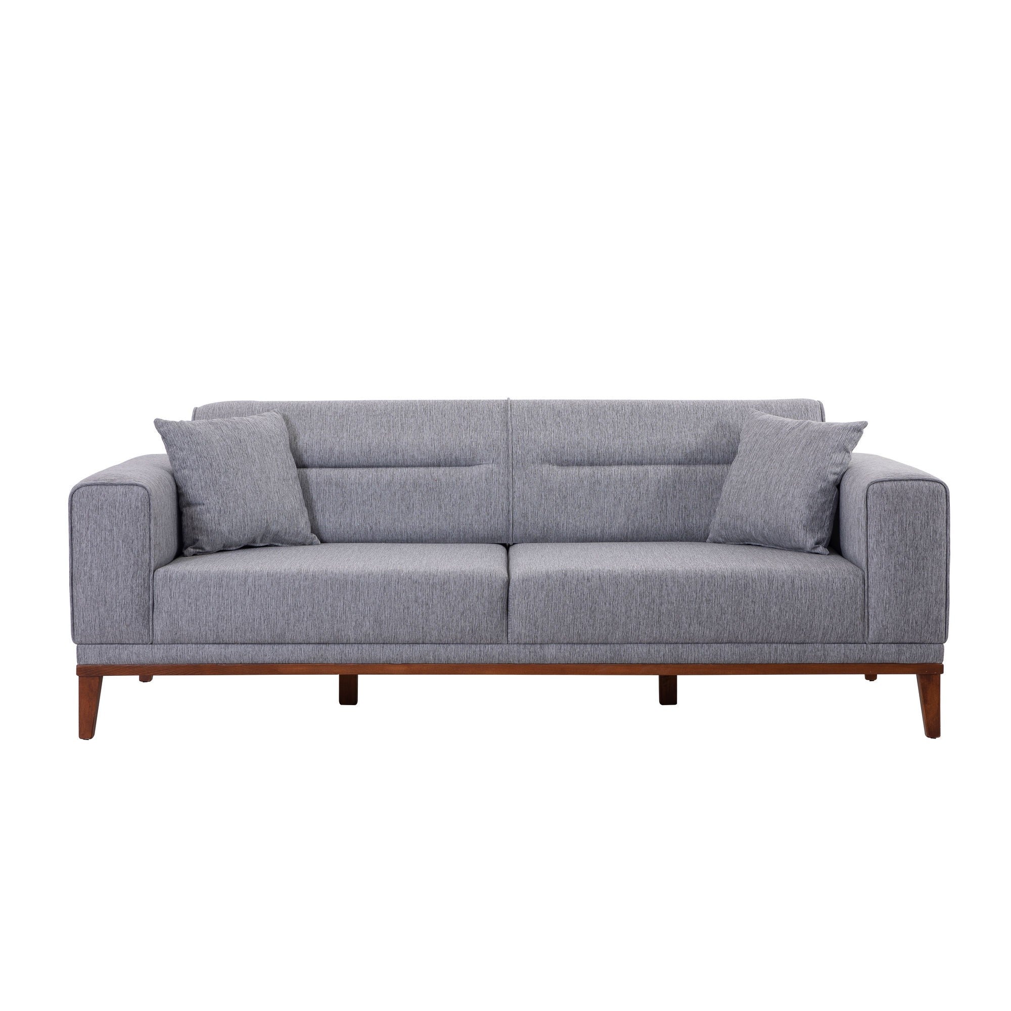 Liones 3 - Grå 3-sits Soffa-säng