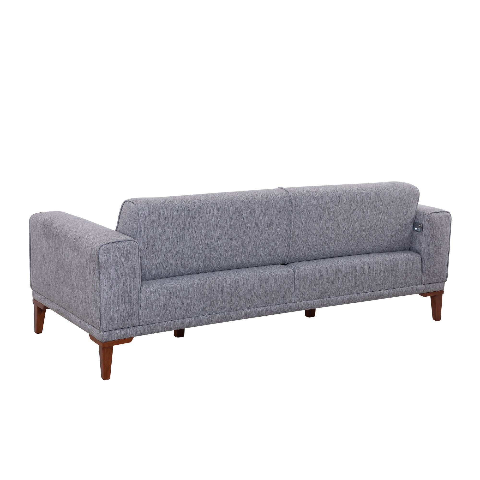 Liones 3 - Grå 3-sits Soffa-säng