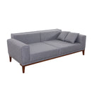 Liones 3 - Grå 3-sits Soffa-säng