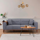 Liones 3 - Mörkgrå 3-sits Soffa-säng