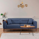 Liones - Mörkblå 3-sits Soffa-säng