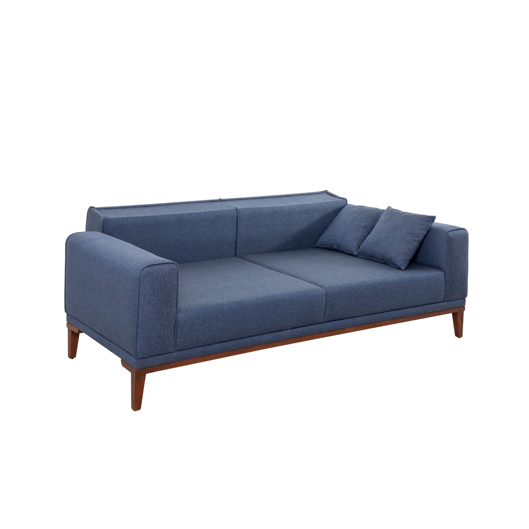 Liones - Mörkblå 3-sits Soffa-säng