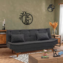 Santo - Antracit 3-Sits Soffa-Säng