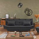 Santo - Antracit 3-Sits Soffa-Säng