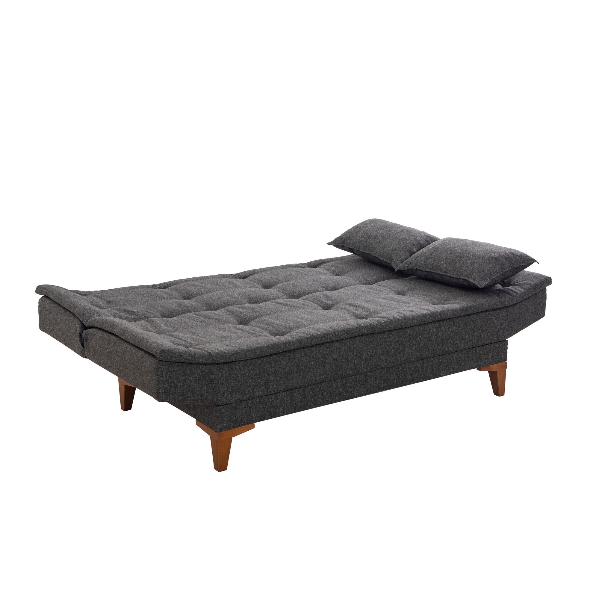 Santo - Antracit 3-Sits Soffa-Säng