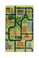 Liten Stad - Grön Matta (100 x 160)