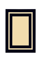 Svart Ram Hallmatta (80 x 150)