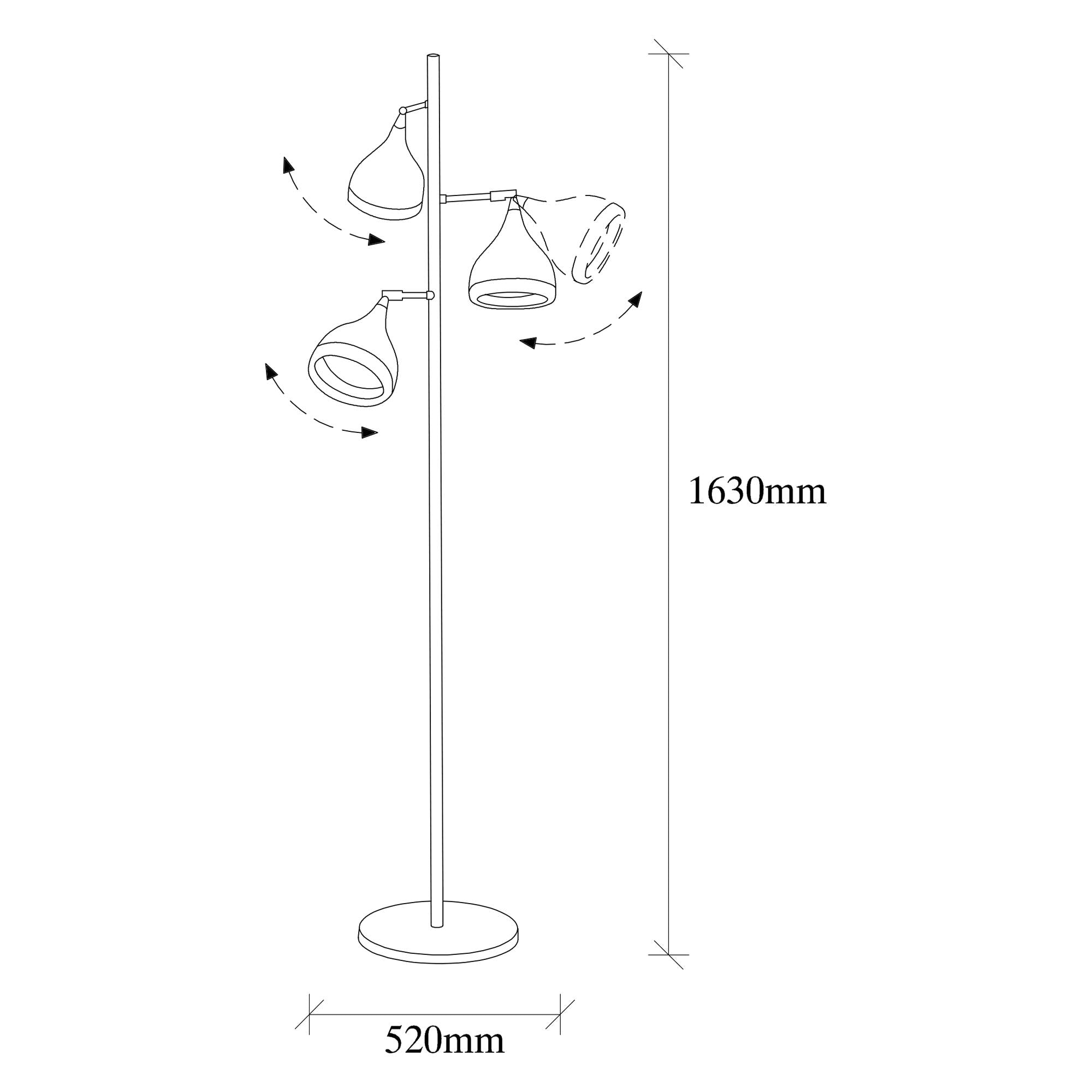 Yıldo - 7021 Golvlampa