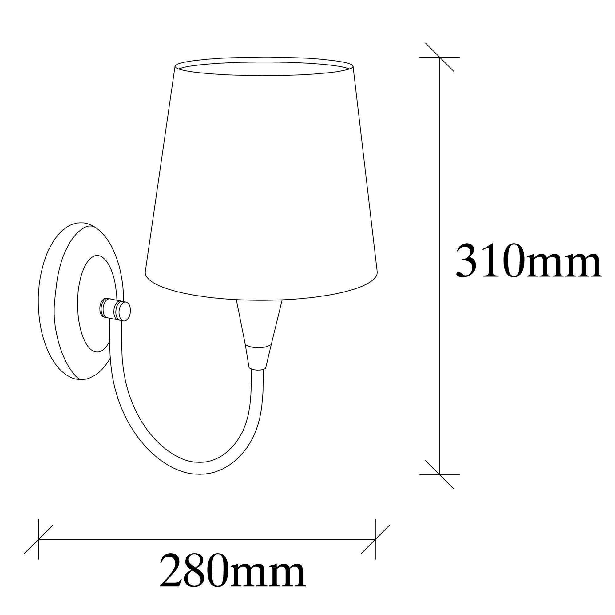 Pardo - 3031 Vägglampa