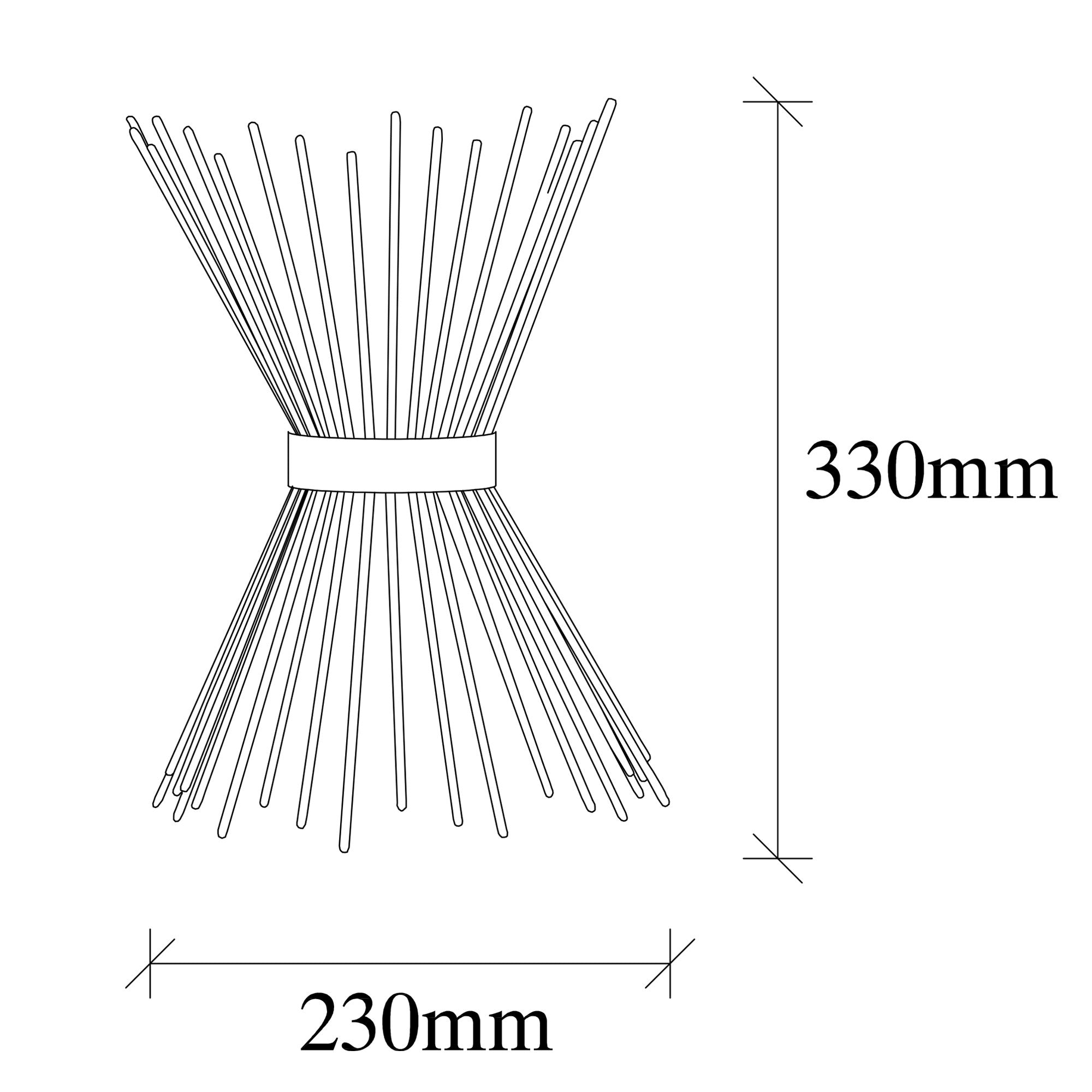 Kirpi - 3092 Vägglampa