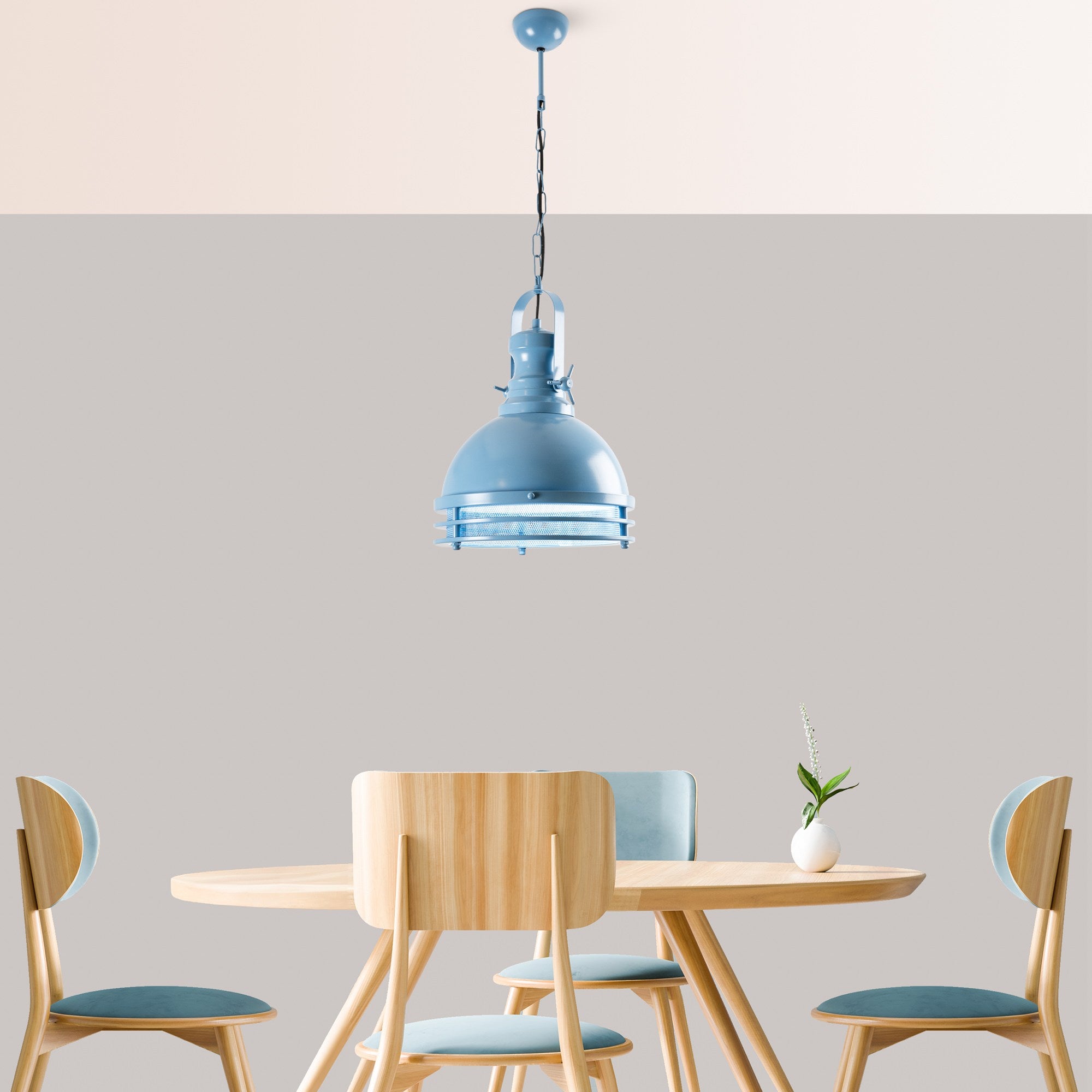 Saglam 3762 - Ljusblå Taklampa