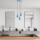 Konikkem - 6357 - 3 - Ljusblå Chandelier